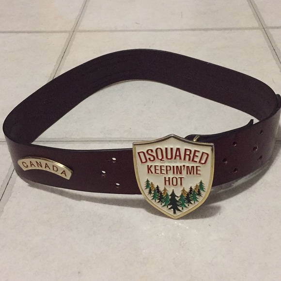 dsquared belt mens